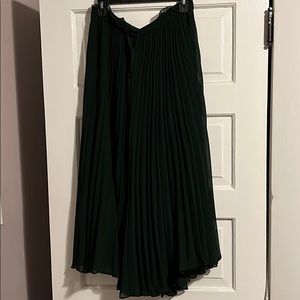 Wide leg cropped pants